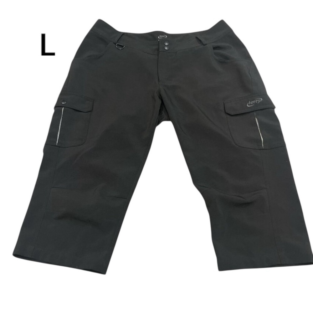 TERRY BICYCLES Bike Capri Pants Below Knee Size Large Black